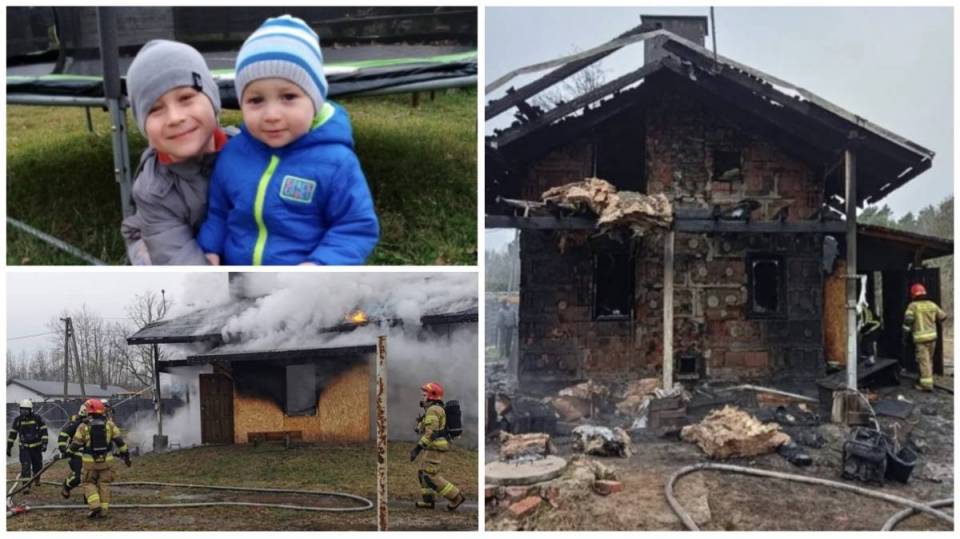 Dramat w Zabłotach: Pożar zabrał im dom! Gosia i Kamil, rodzice dwójki chłopców chcą go dobudować. Potrzebna pomoc!