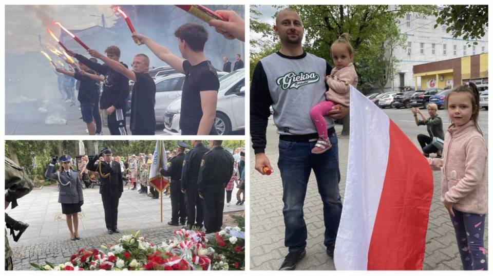 Pamięci bohaterów Powstania Warszawskiego! Bełchatowianie w godzinę "W" spotkali się w centrum miasta [Foto]